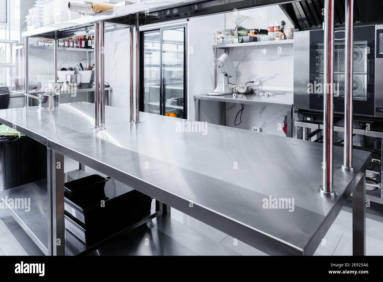 Kitchen appliances in professional kitchen in a restaurant Stock Photo