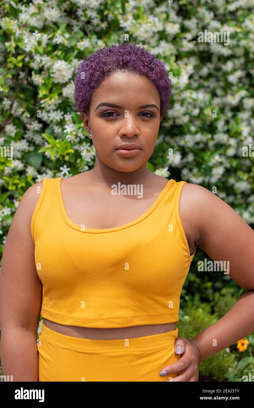Woman colored young beautiful hi-res stock photography and images - Alamy