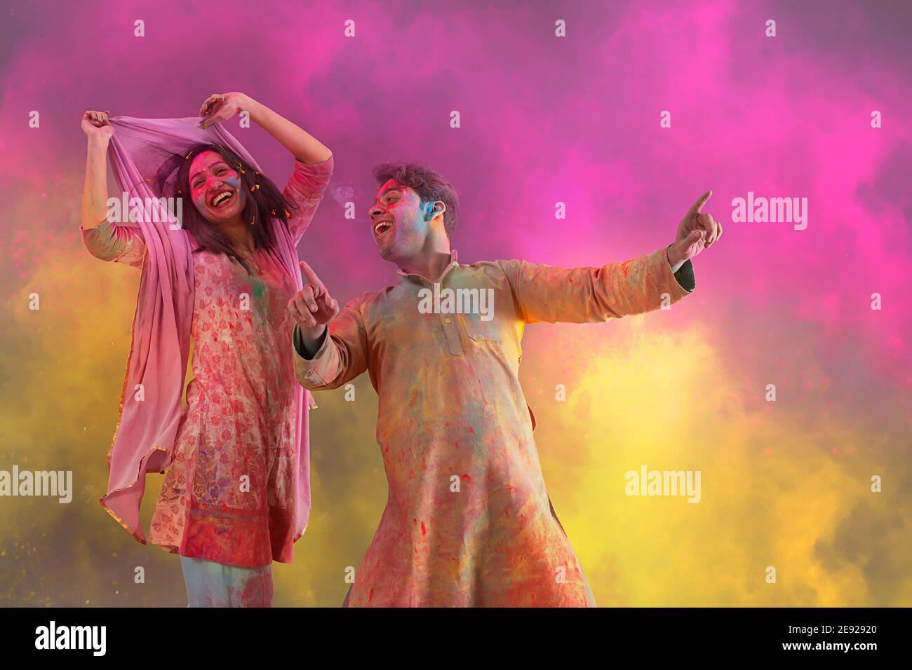 holi dry colors