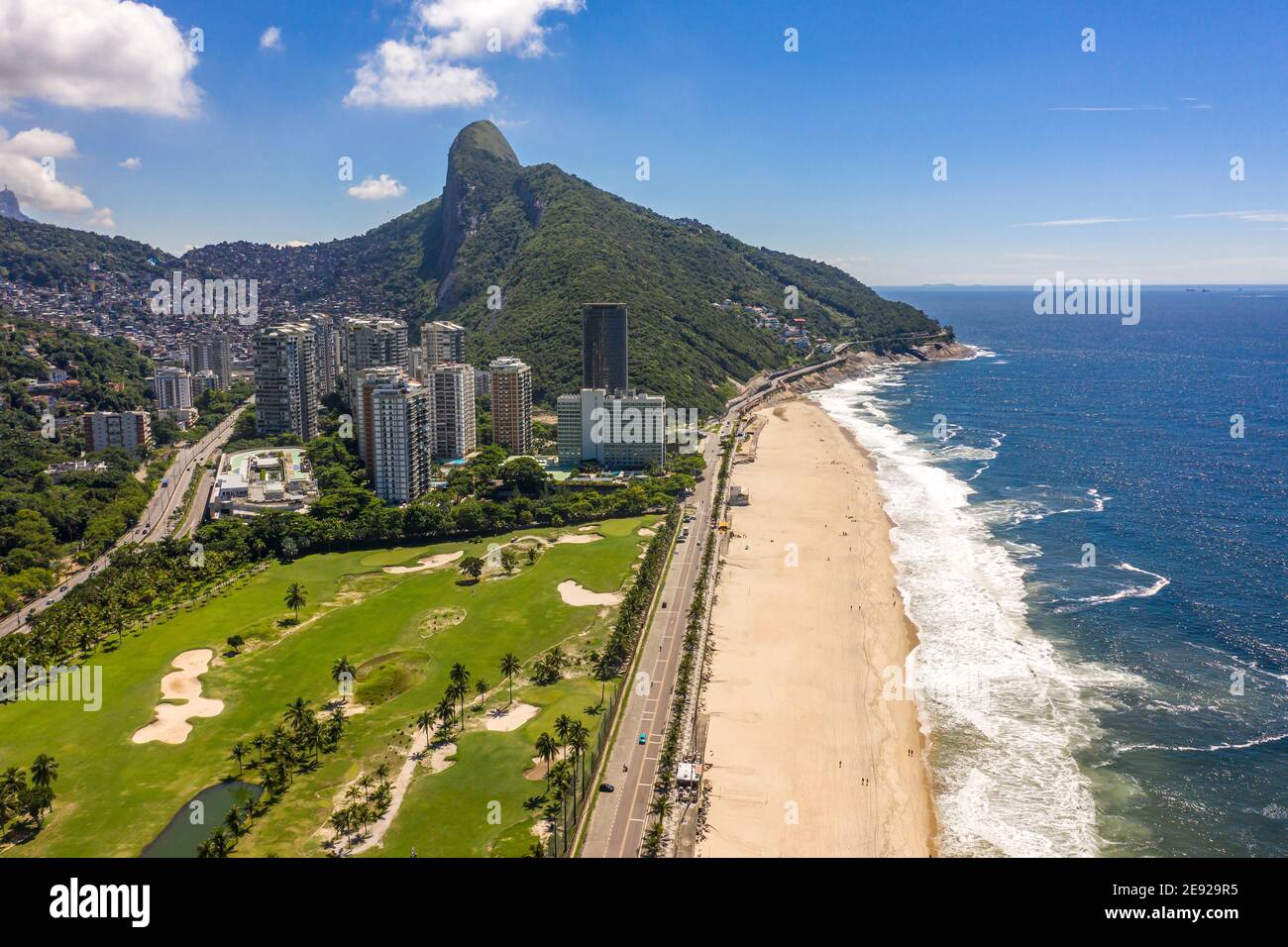 Sao Conrado beach, Rio de Janeiro, Brazil. Stock Photo