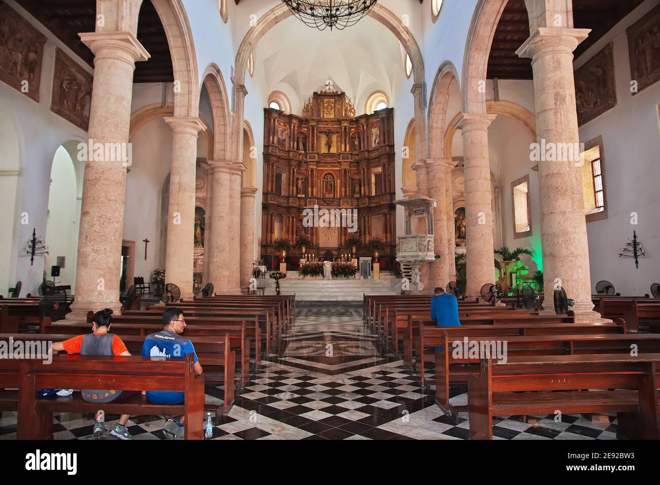 Cathedral in Cartagena, Colombia, South America Stock Photo Alamy