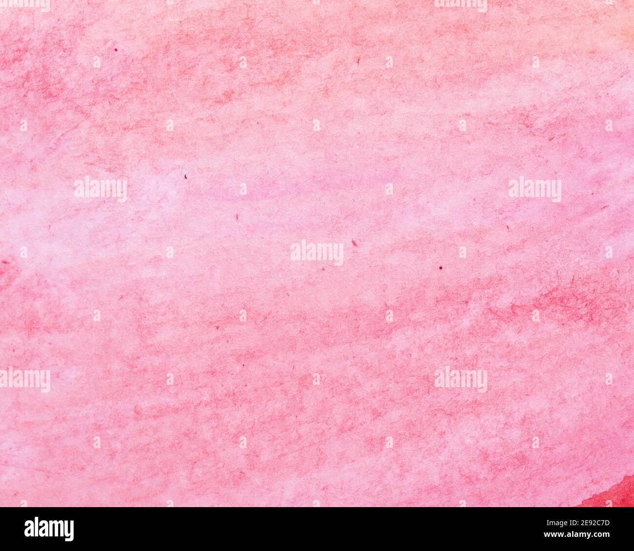 Empty pink gradient colored paper surface watercolor blur background. Stock Photo