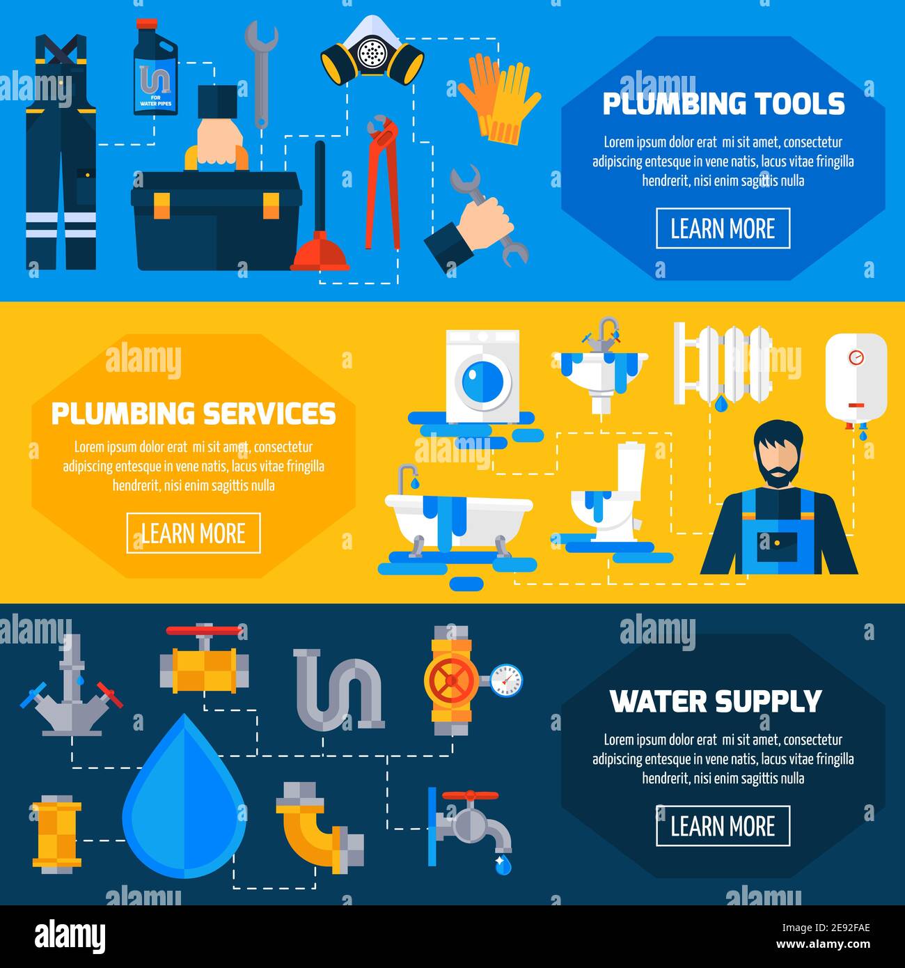 Toilet installation Stock Vector Images Alamy