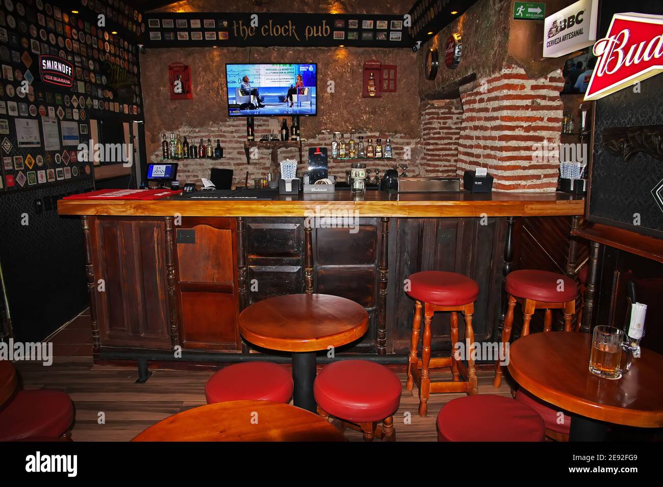 Bar In Cartagena Colombia High Resolution Stock Photography and Images