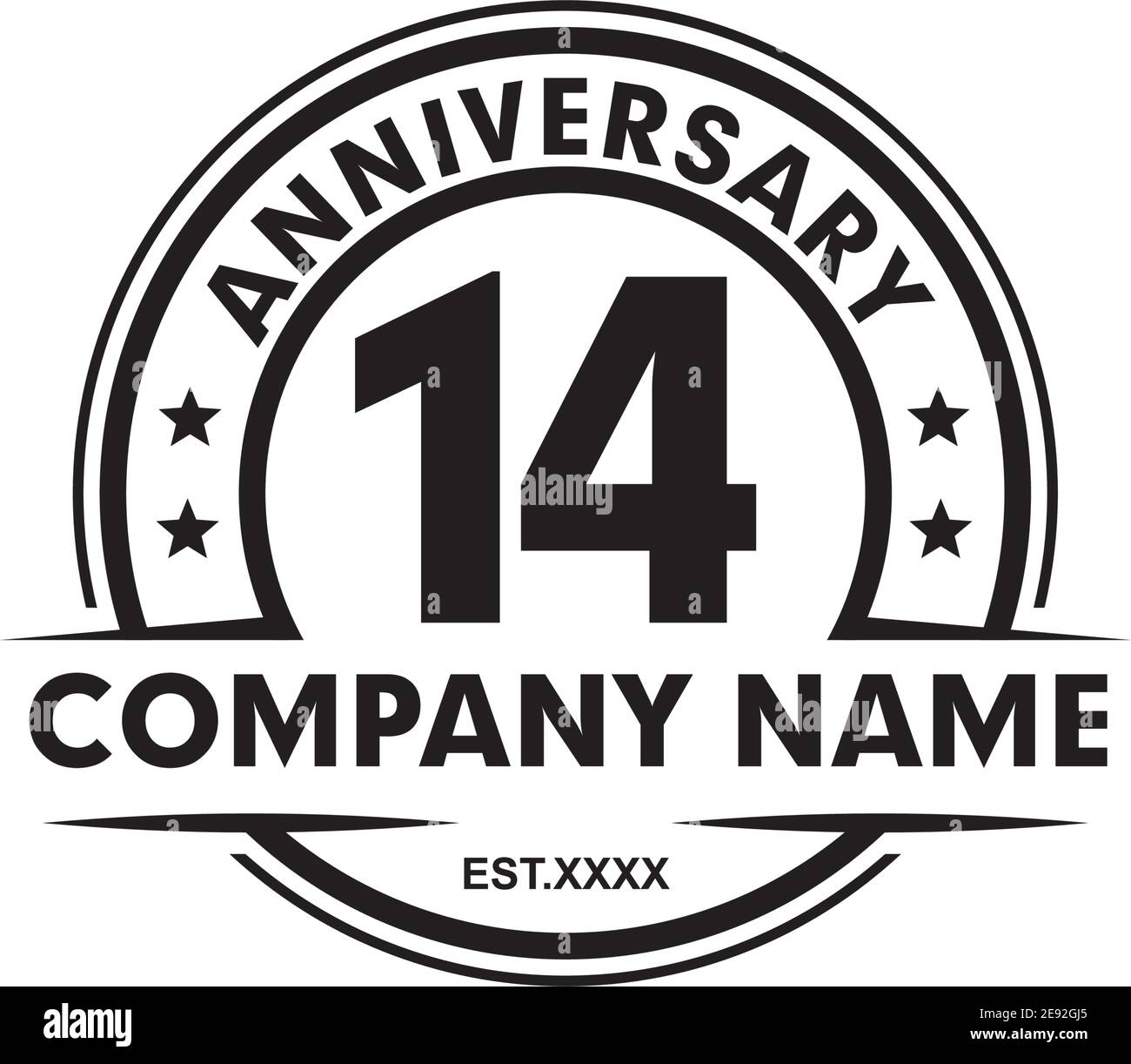 Number Icon Logo Fourteen Sign High Resolution Stock Photography And Images Alamy