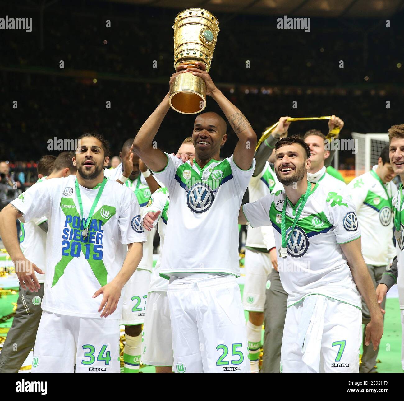 Berlin, Deutschland. 30th May, 2015. firo Fuvuball, Football, May 30, 2015  DFB Pokal Final, Season 2014/