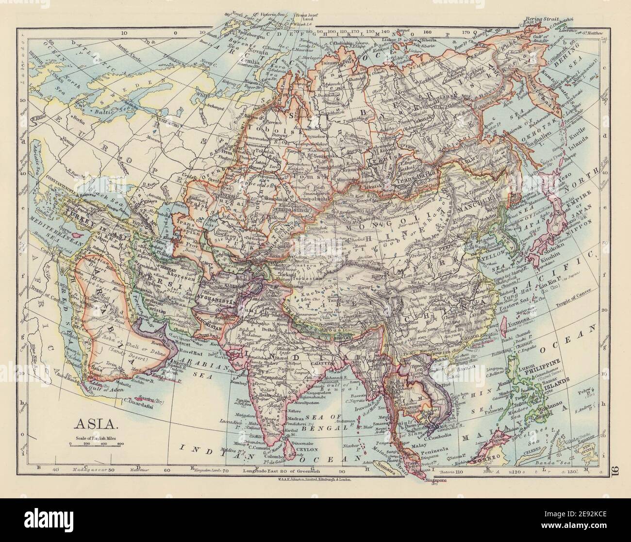 China political map hi-res stock photography and images - Alamy