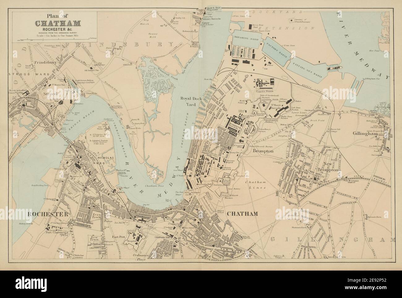 Old Street Maps Of Chatham Kent Chatham Kent Map High Resolution Stock Photography And Images - Alamy