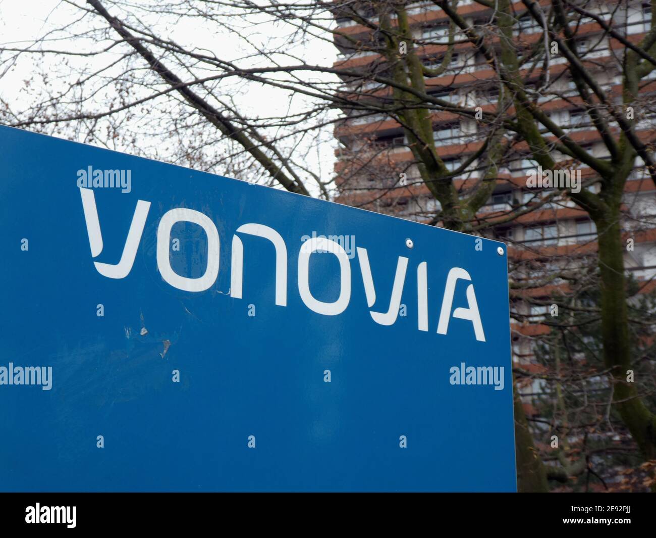 Cologne, Germany. 31st Jan, 2021. The name of the German real estate