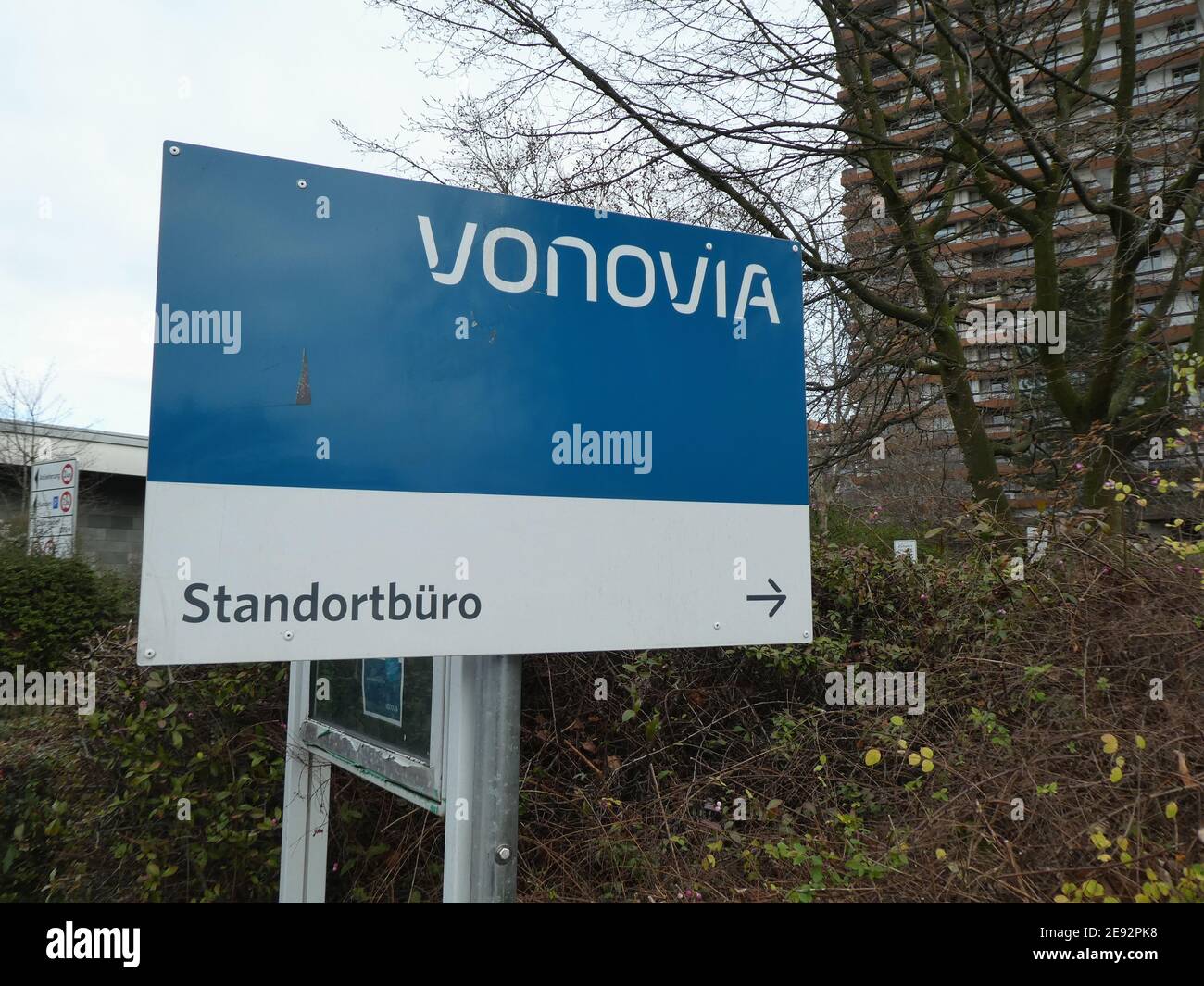 Cologne, Germany. 31st Jan, 2021. The name of the German real estate