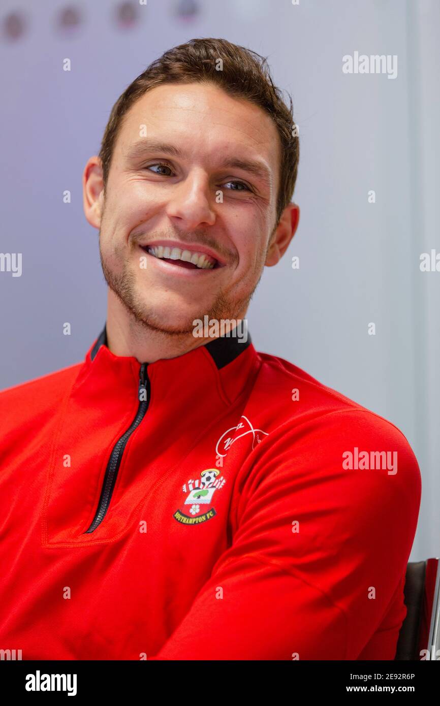 Southampton FC and England goalkeeper Alex McCarthy pictured at the club's Staplewood Training Ground.  Picture date: Thursday December 13, 2018. Phot Stock Photo