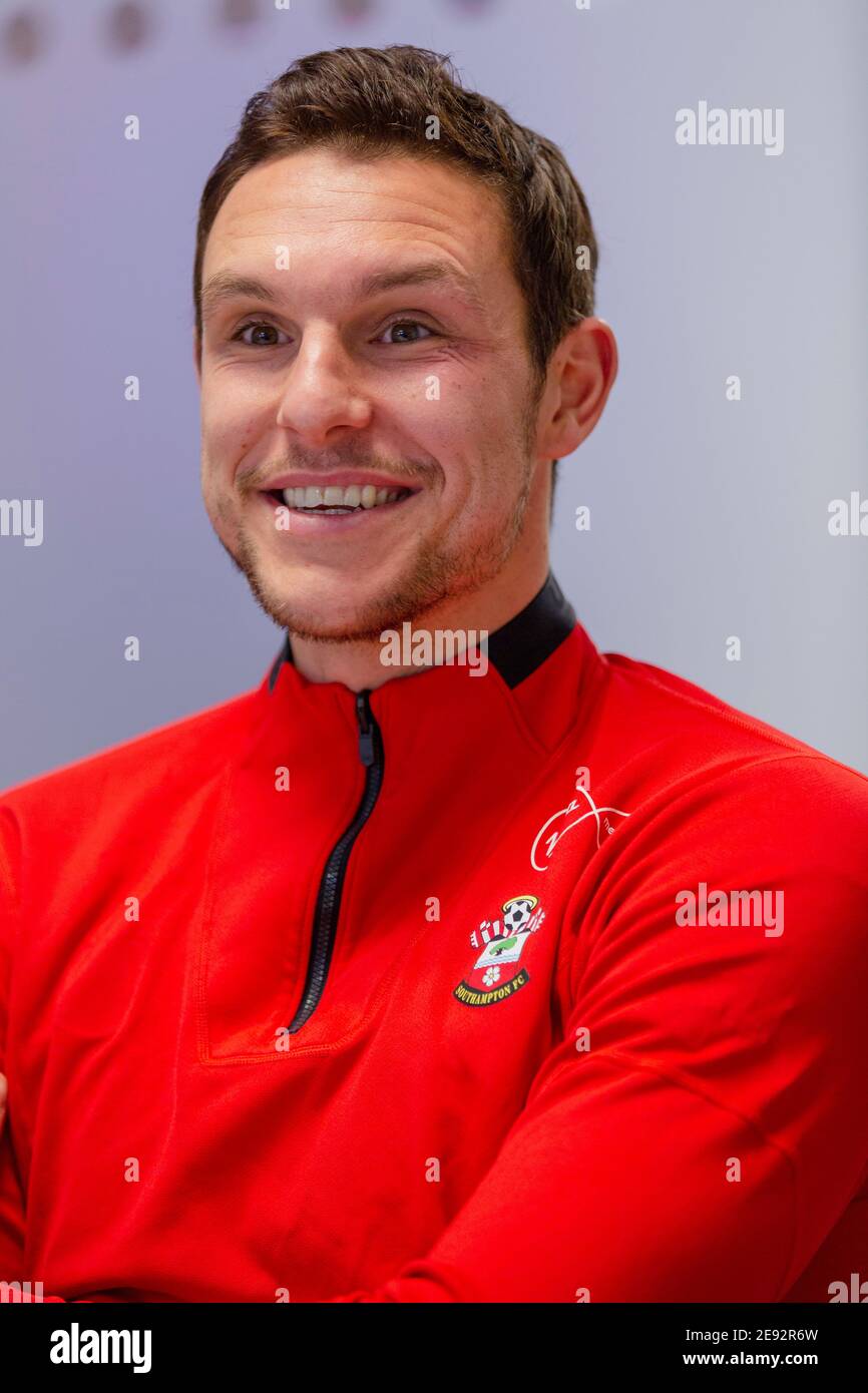 Southampton FC and England goalkeeper Alex McCarthy pictured at the club's Staplewood Training Ground.  Picture date: Thursday December 13, 2018. Phot Stock Photo