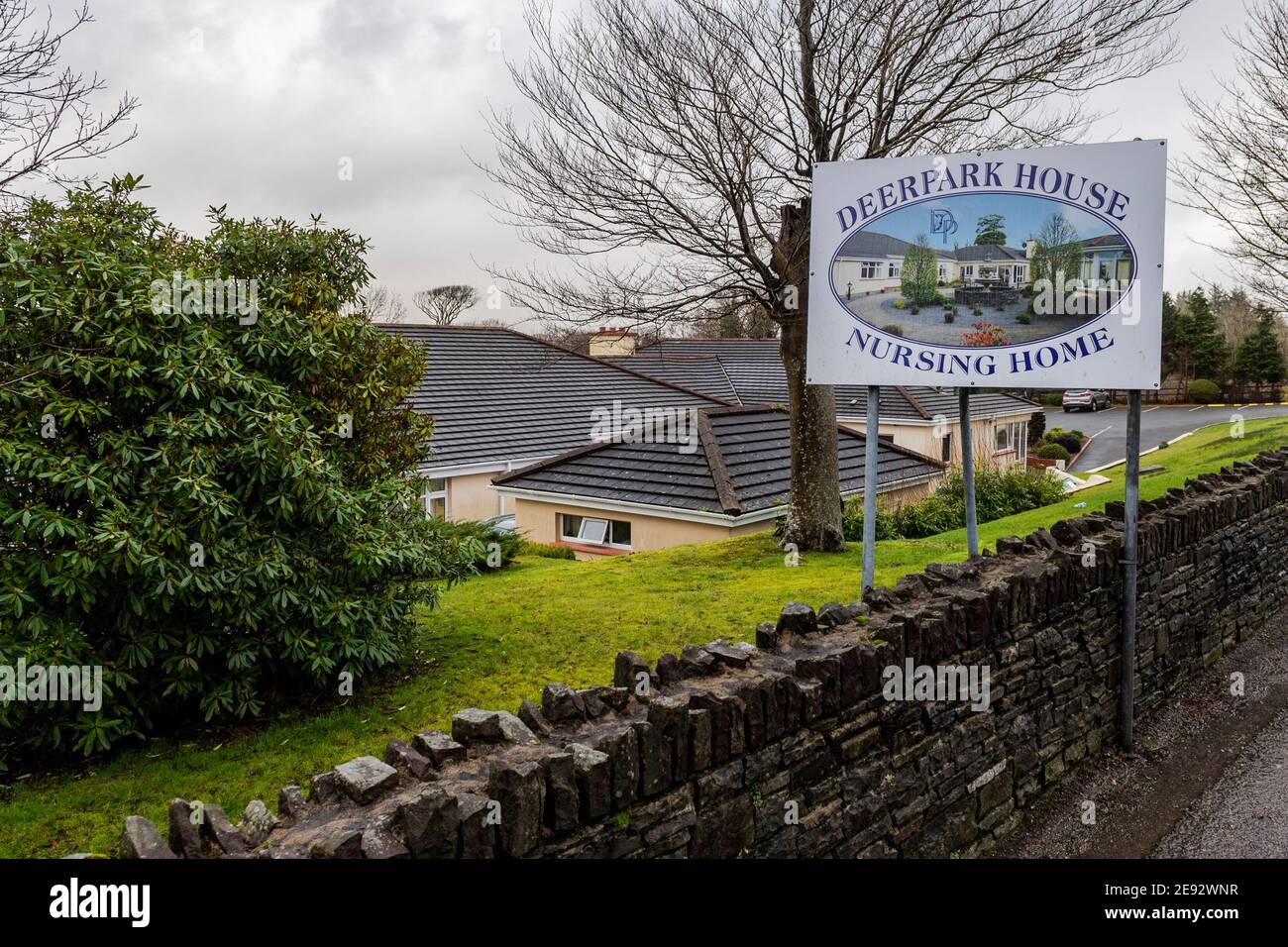 Bantry, West Cork, Ireland. 2nd Feb, 2021. The HSE has reported the deaths of six Deerpark Nursing Home residents over four days due to COVID-19 between 27th and 30th January. Credit: AG News/Alamy Live News Stock Photo