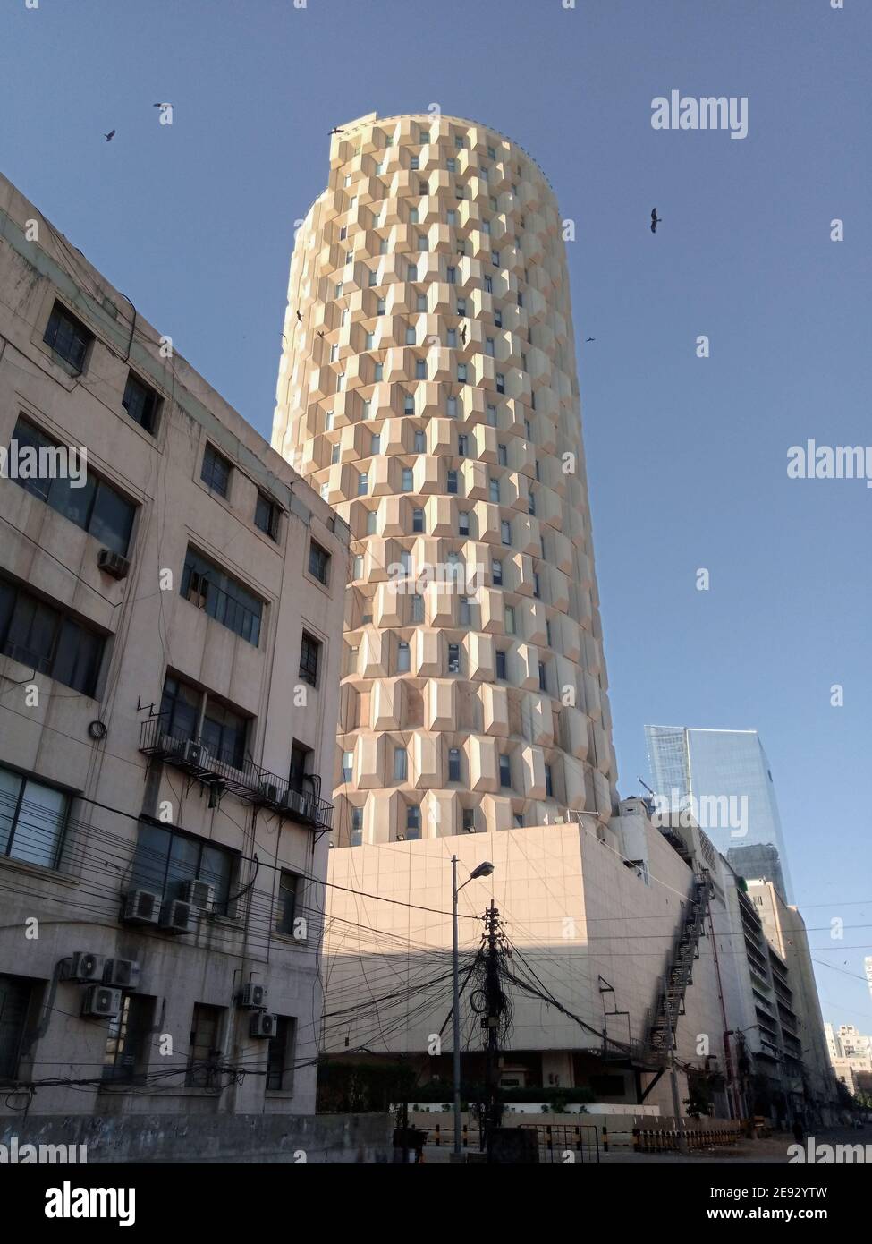 Habib bank plaza at m a Jinnah Road Karachi Pakistan Stock Photo