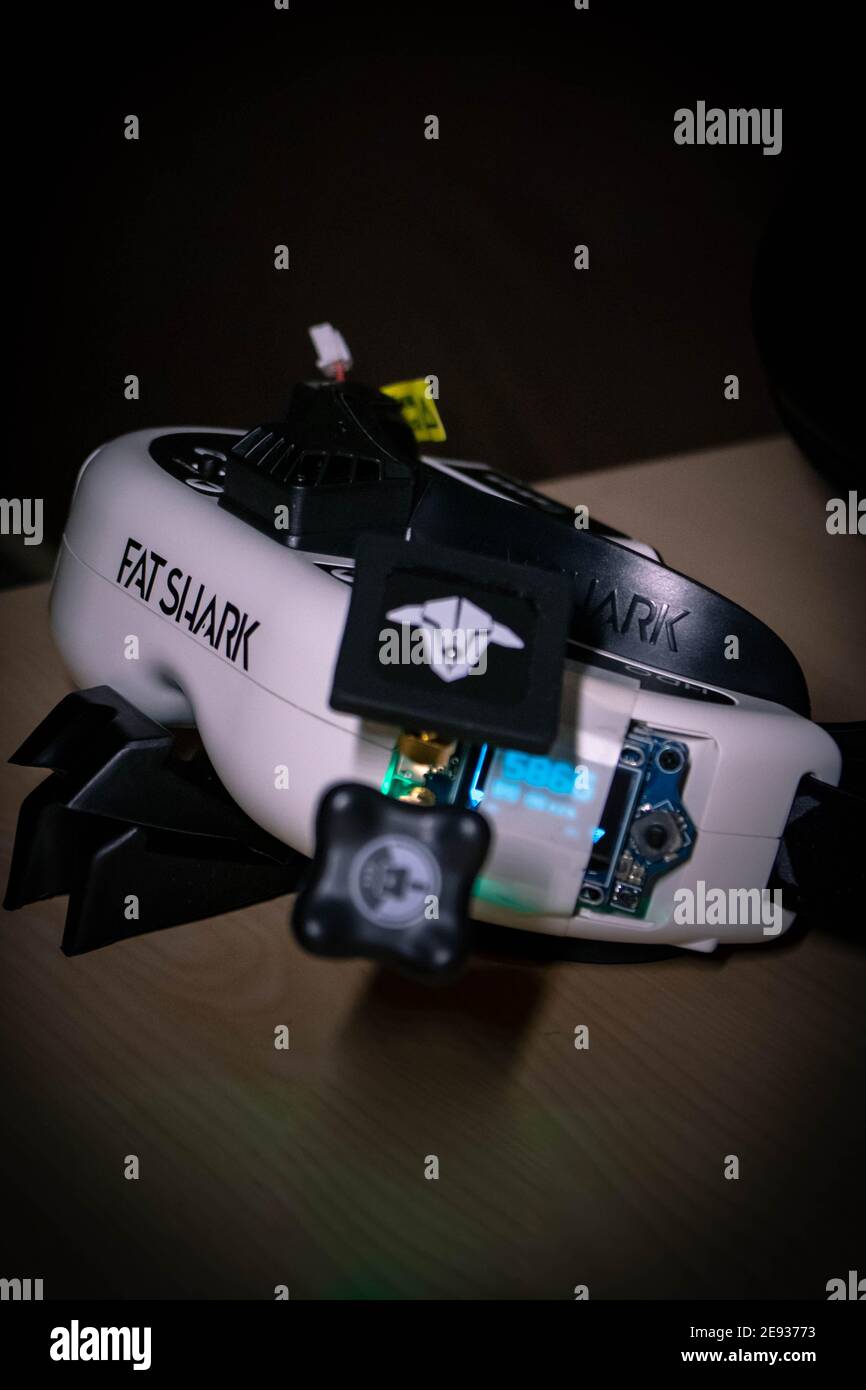 Photo of a fpv googles Stock Photo