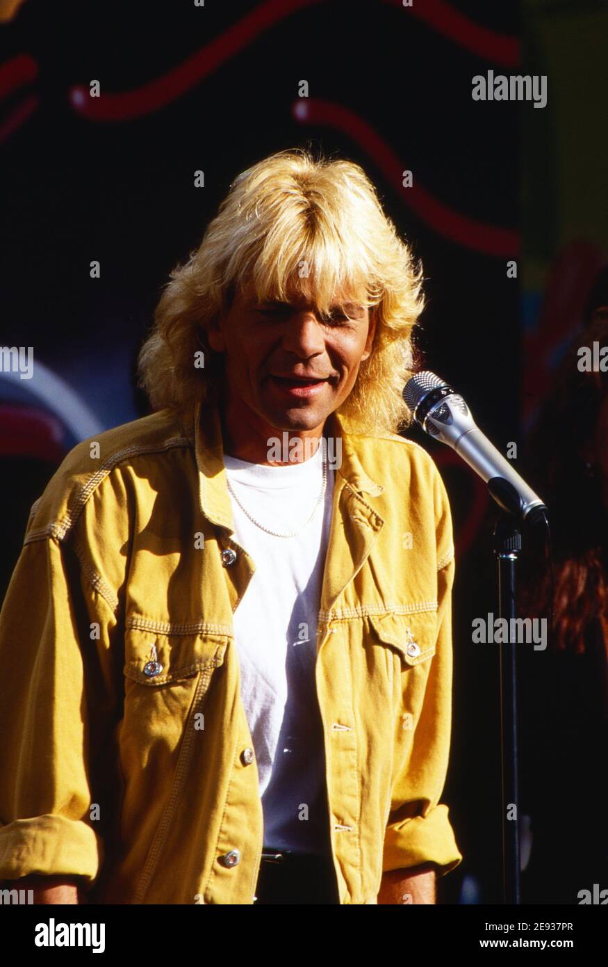 Matthias Reim, Deutscher Rock-, Pop- Und Schlagersnger, Bei Einem Auftritt, Deutschland Um 1993