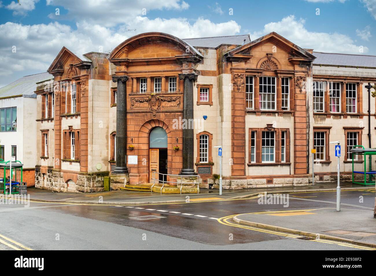 Denbighshire County Council offices in Ruthin North Wales the