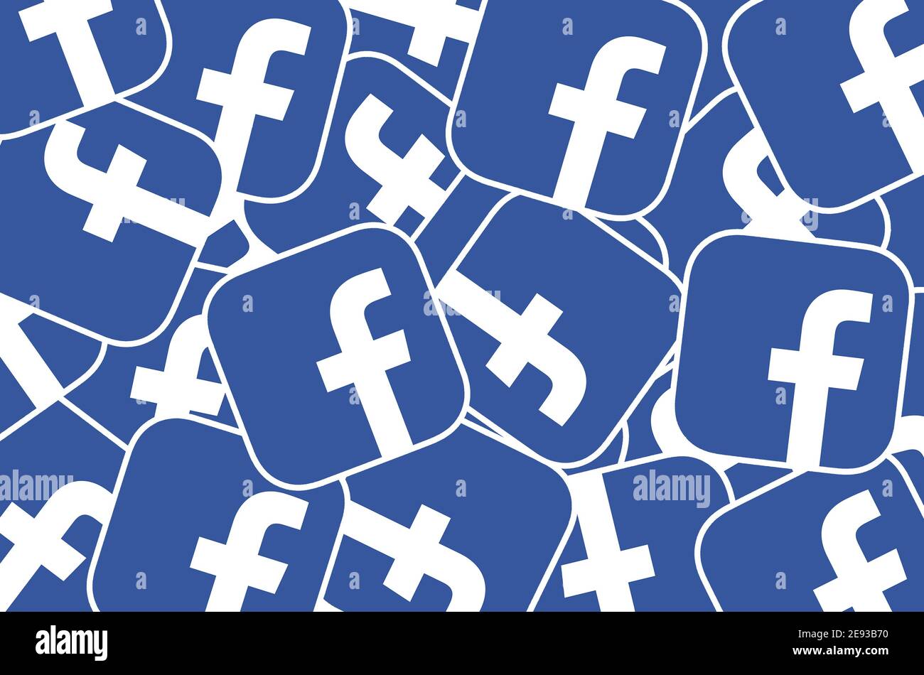 Facebook icon logo Stock Photo Alamy