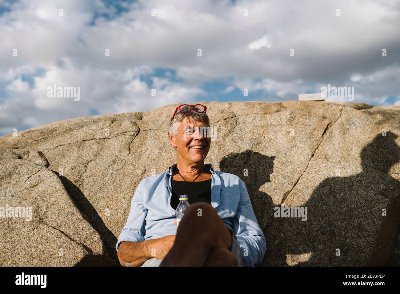 Happy mature man short hi-res stock photography and images - Alamy