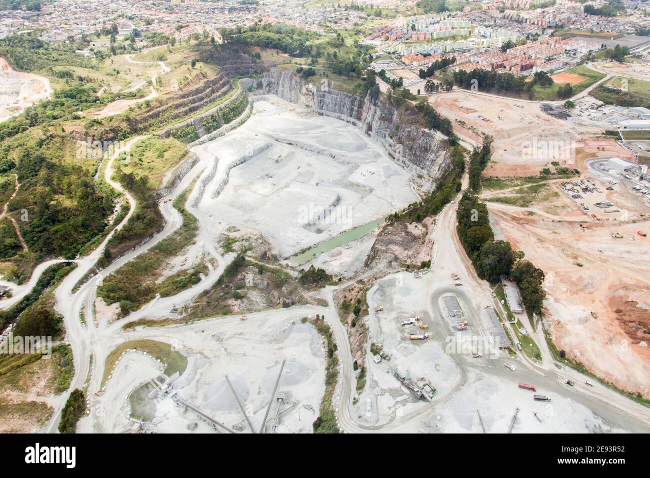 quarry near Sao Paulo city, Brazil Stock Photo
