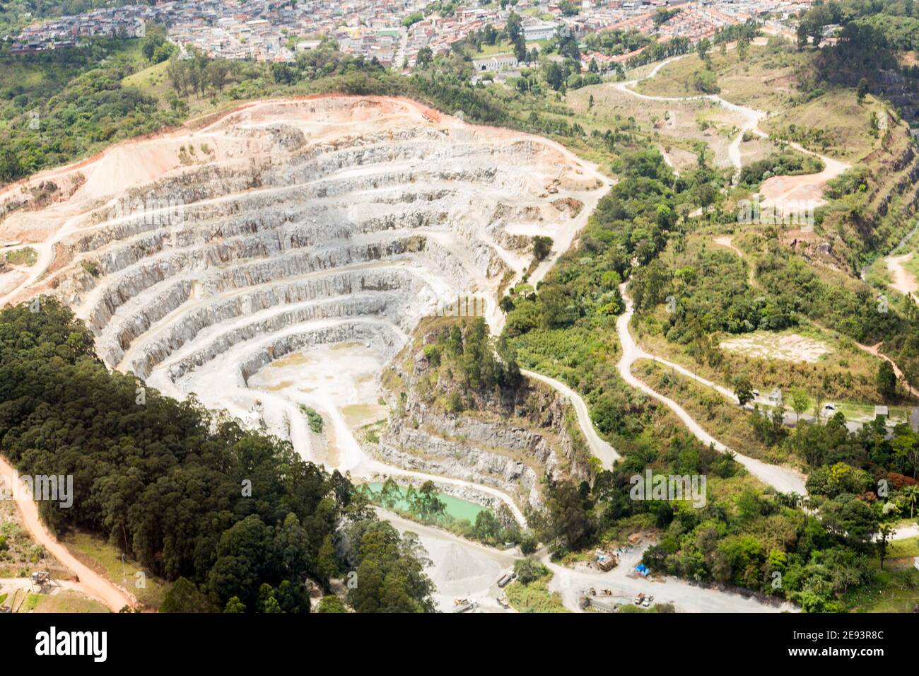 quarry near Sao Paulo city, Brazil Stock Photo
