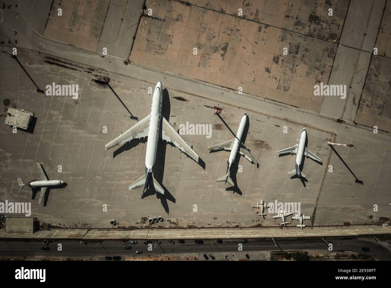 The abandoned Airport Stock Photo