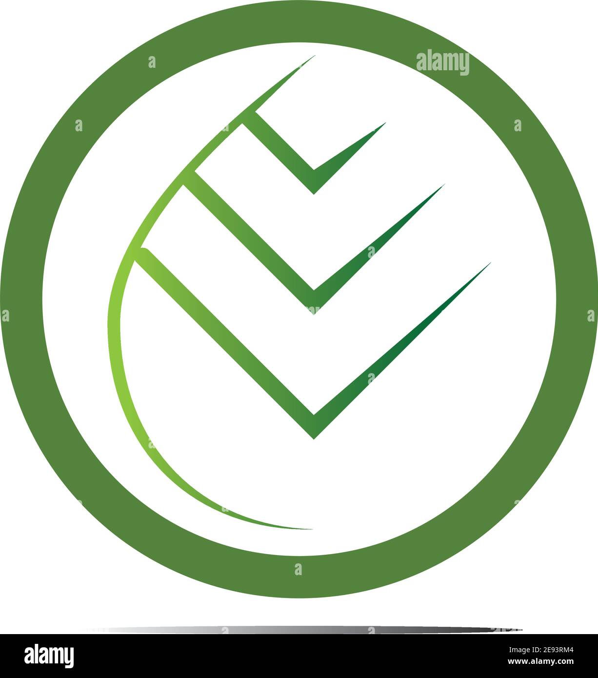 Abstract nature logo icon vector design of leaves Stock Vector Image ...