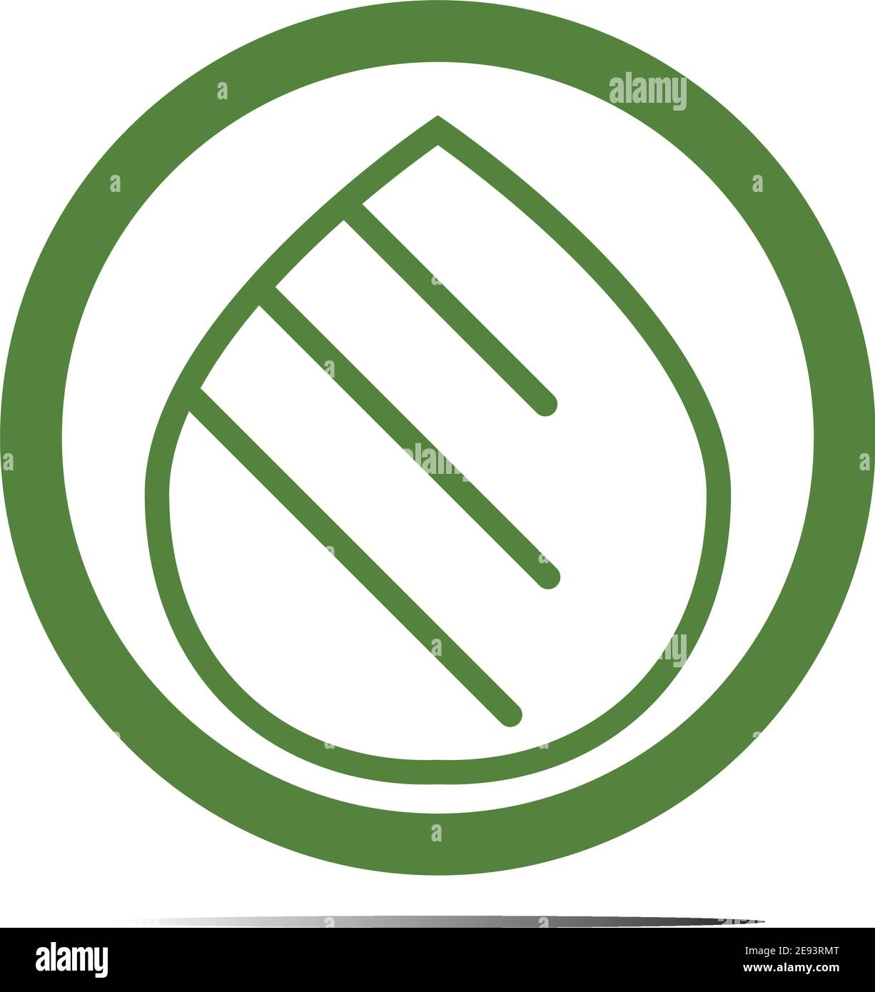 Abstract nature logo icon vector design of leaves Stock Vector Image ...