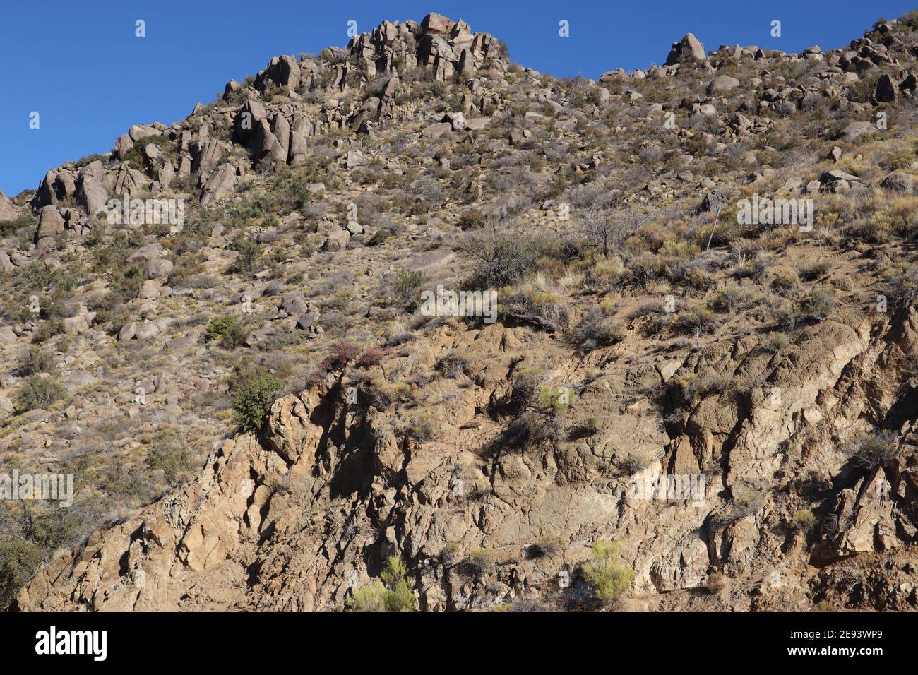 Dry desert near Yarnell, Arizona Stock Photo Alamy
