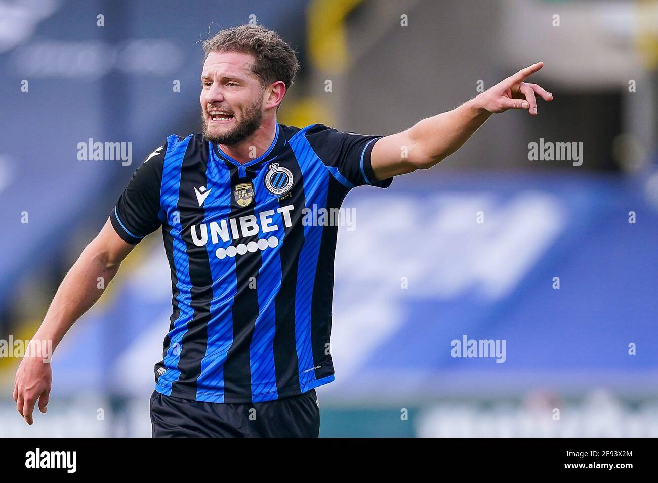 BRUGES BELGIUM JANUARY 31 Mats Rits Of Club Brugge During The Pro 