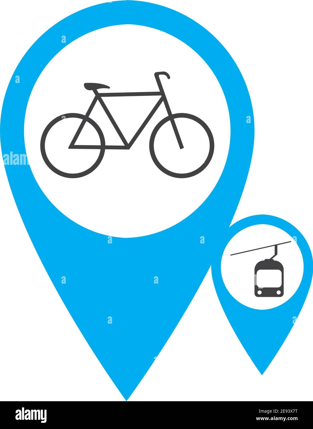 Transport buttons set with map Vector illustration transportation map ...