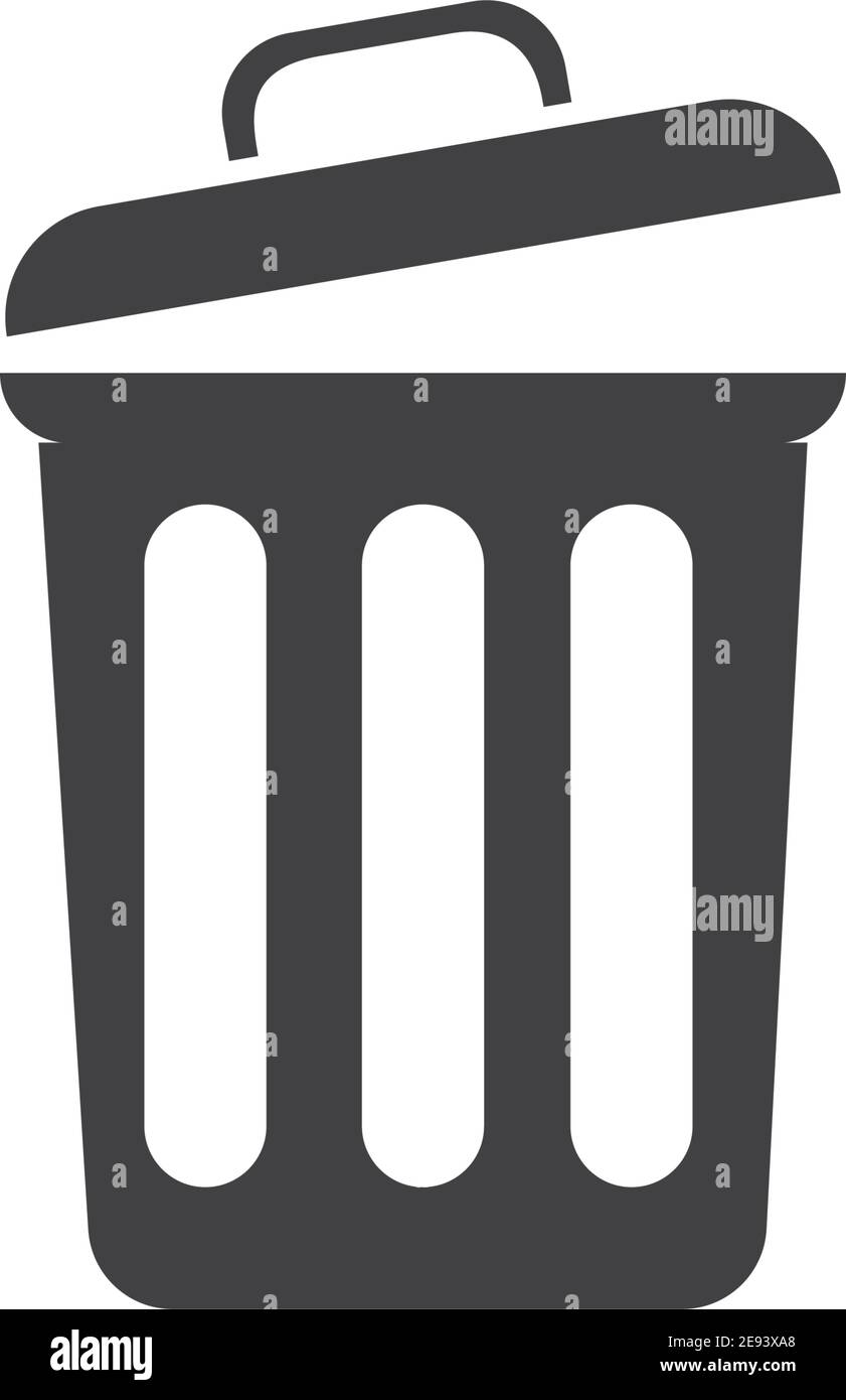 trash can icon vector illustration Stock Vector