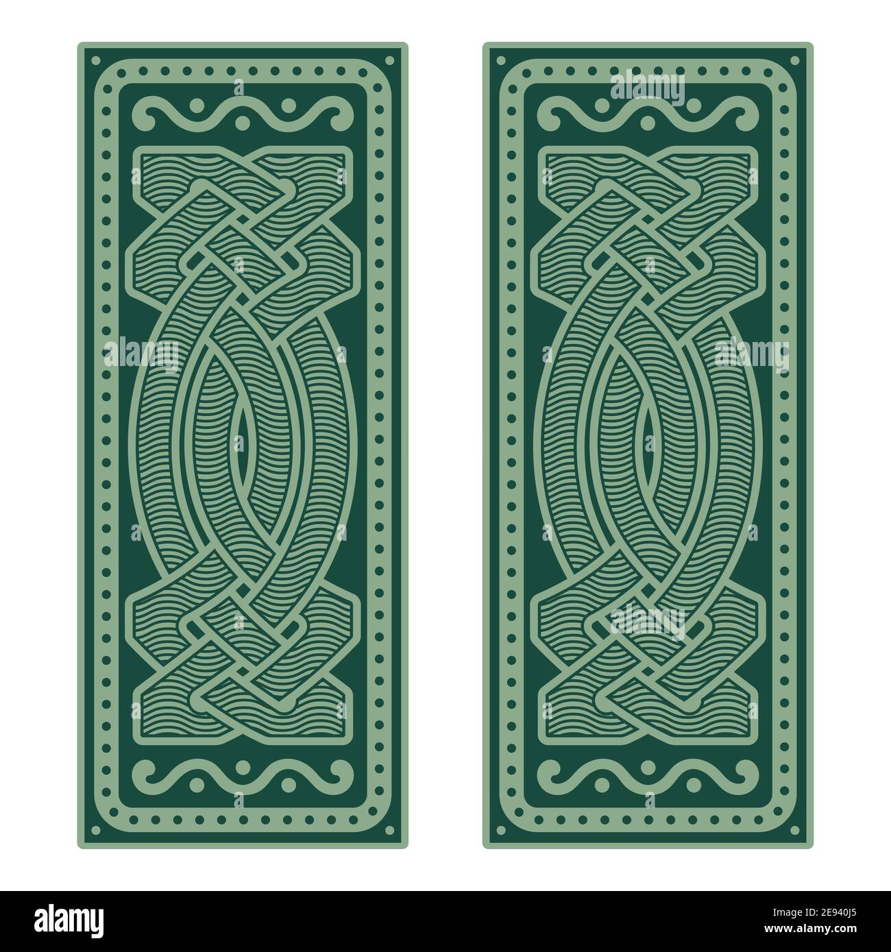 Viking Scandinavian design. Celtic, Scandinavian knot-work illustration  Stock Vector Image & Art - Alamy