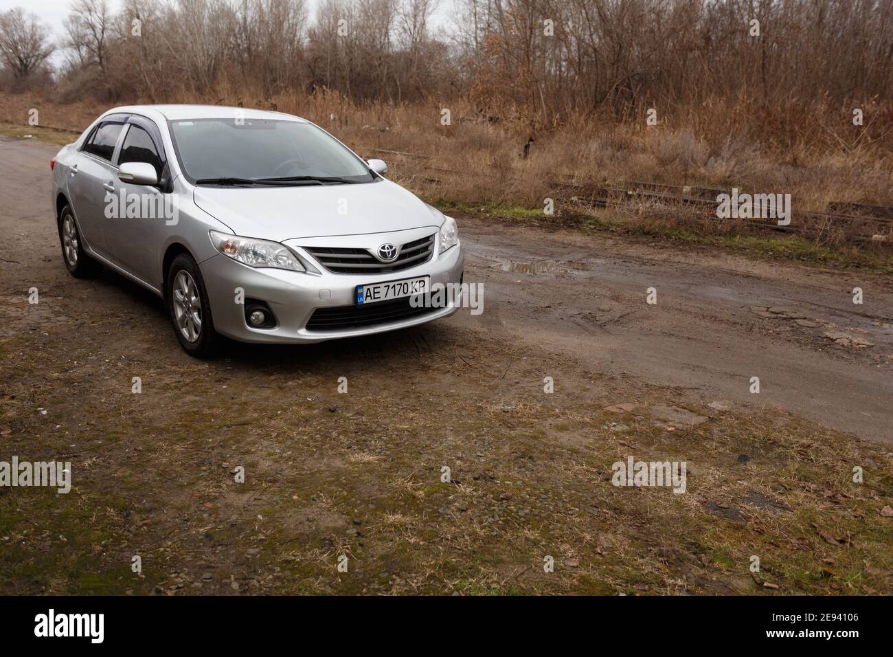 2010 toyota corolla in red hi-res stock photography and images - Alamy