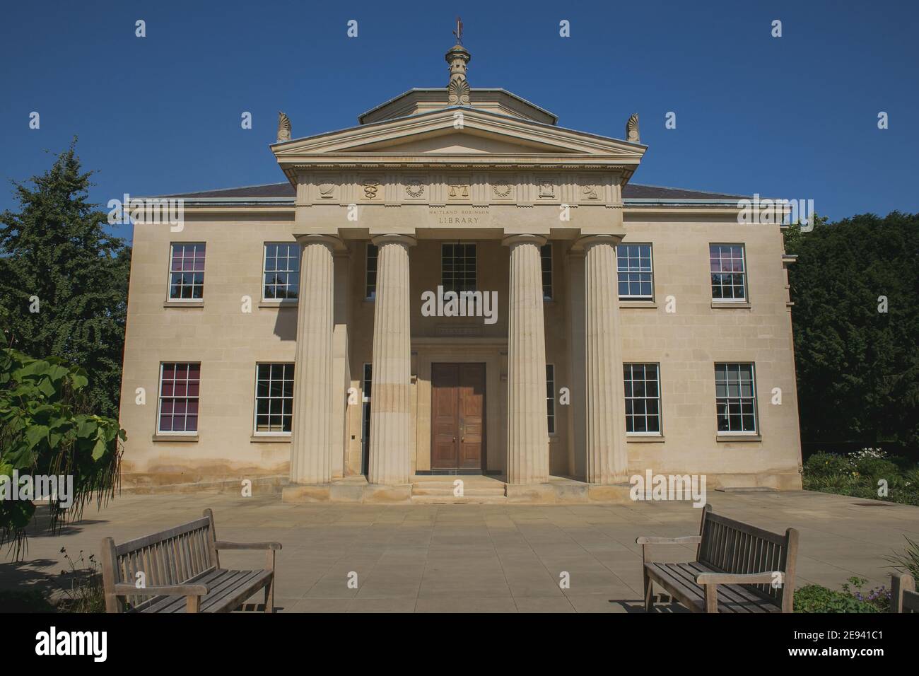 Library building of Downing College in Cambridge, England, UK. Stock Photo