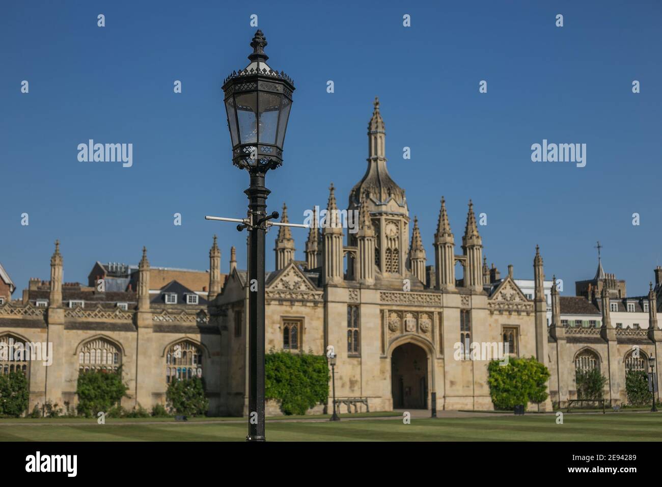 Porters Lodge, entrance to the King's College in Cambridge, England, UK. Stock Photo