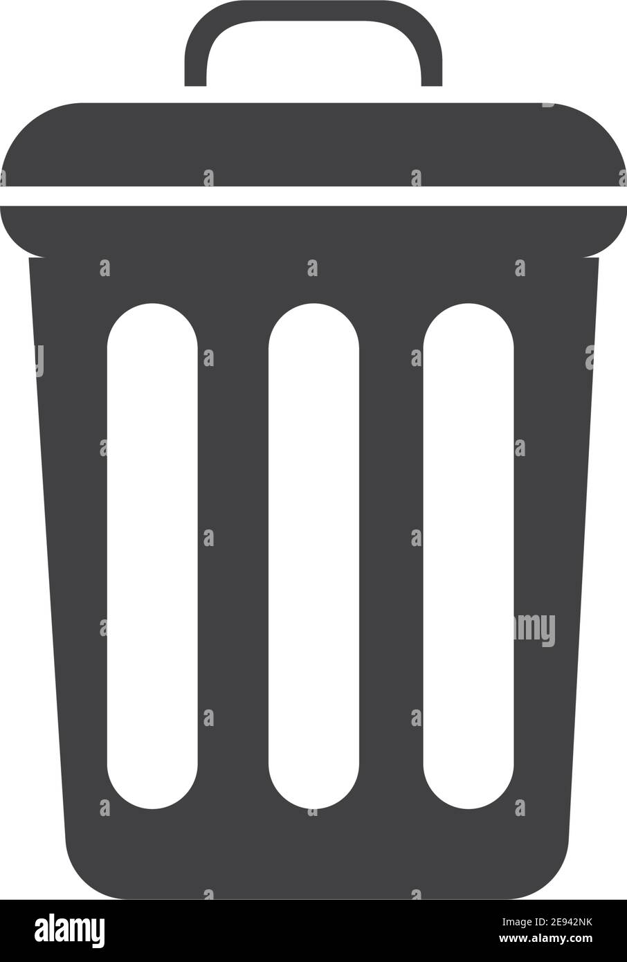 trash can icon vector illustration Stock Vector Image & Art - Alamy