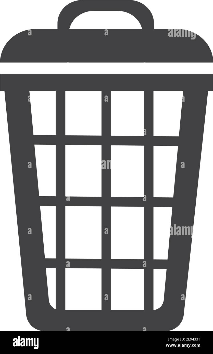 trash can icon vector illustration Stock Vector