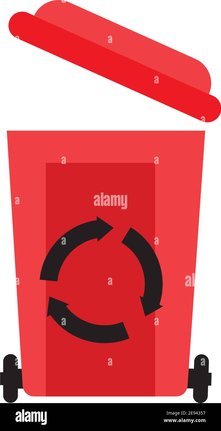 trash can icon vector illustration Stock Vector