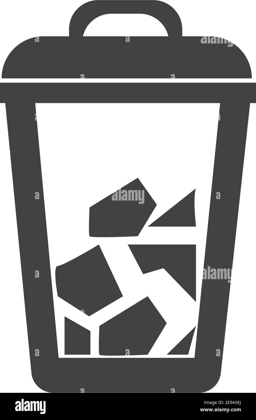 trash can icon vector illustration Stock Vector Image & Art - Alamy