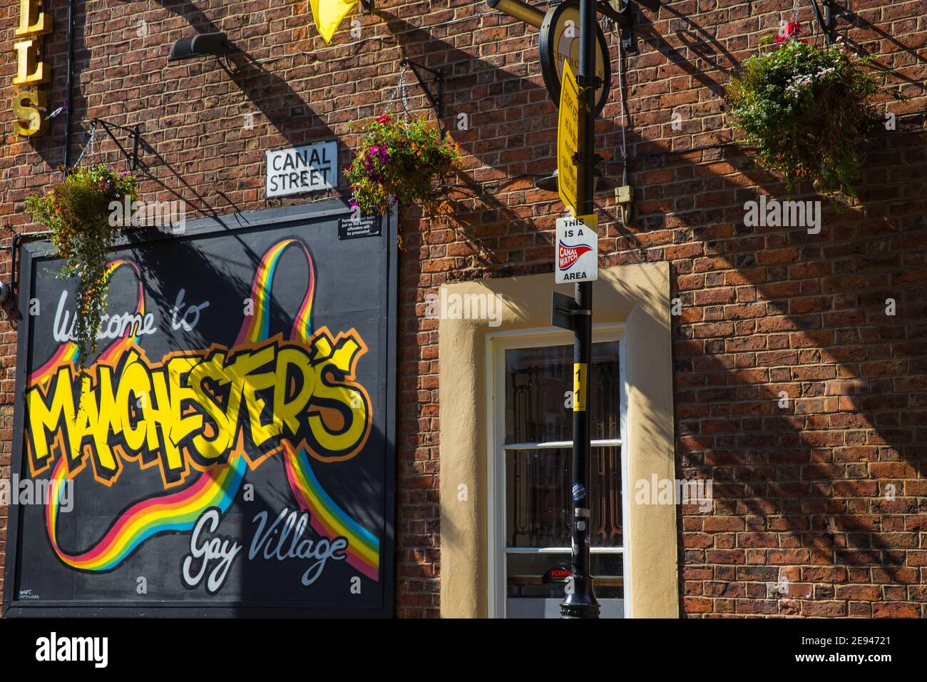 United Kingdom, England, Greater Manchester, Manchester, Canal Street, Gay Village Stock Photo