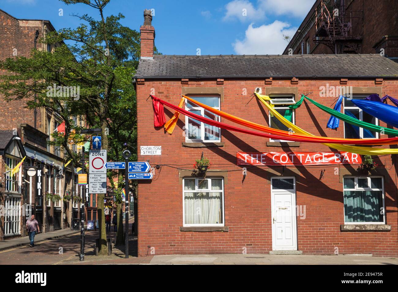 United Kingdom, England, Greater Manchester, Manchester, Canal Street, Gay Village Stock Photo