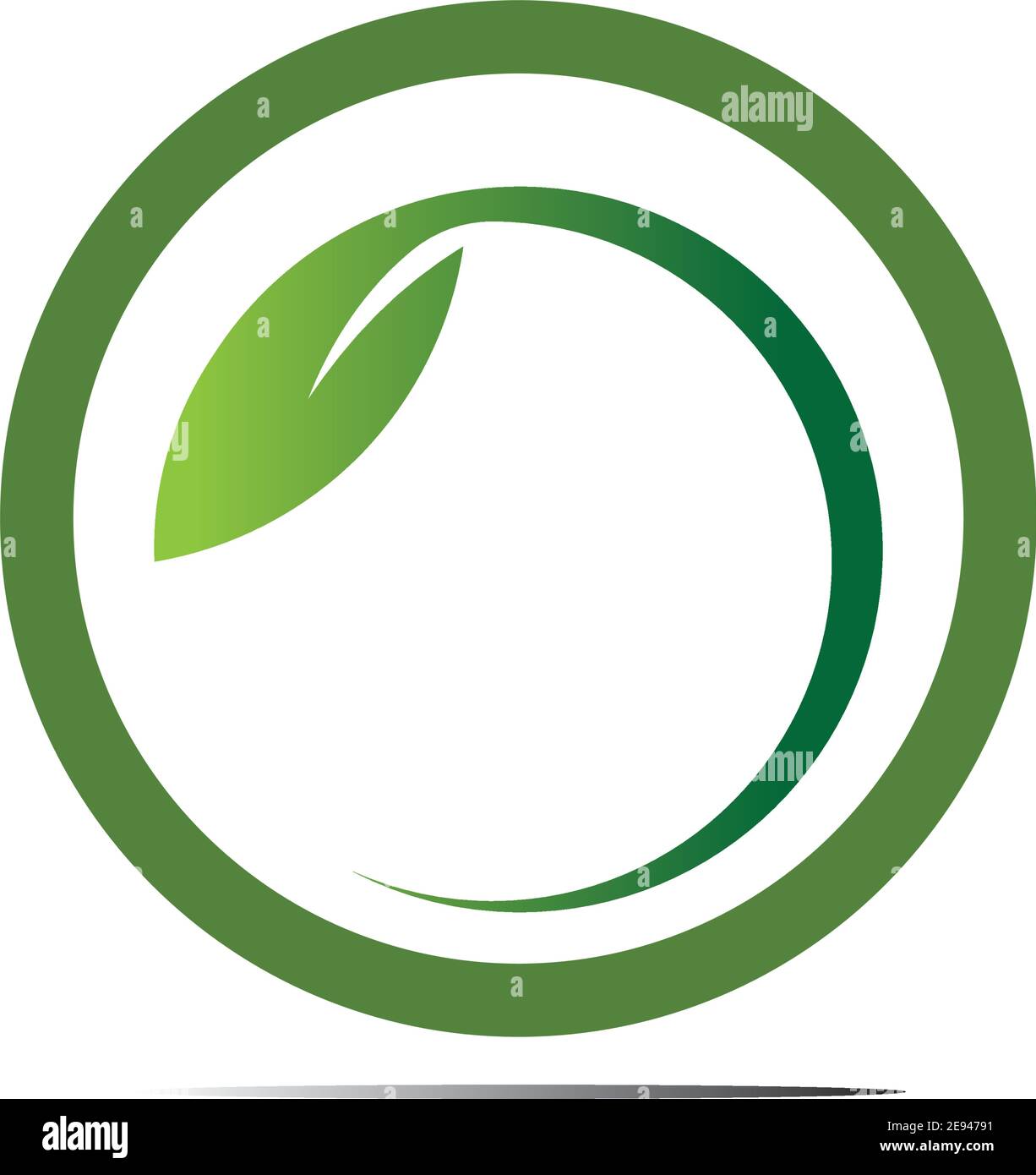 Abstract nature logo icon vector design of leaves Stock Vector Image ...
