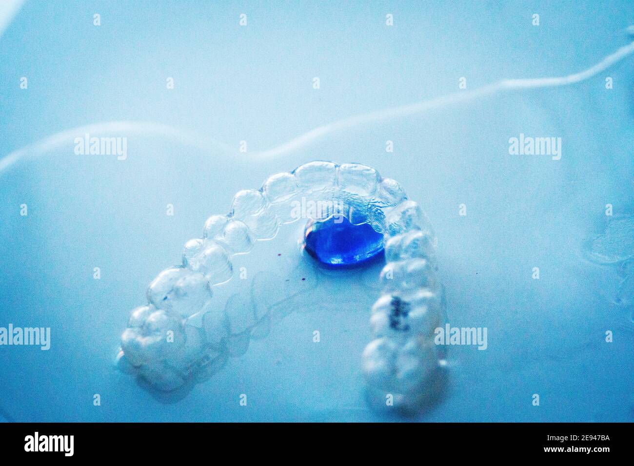 Modern invisible brackets aligner straighterners used to correct