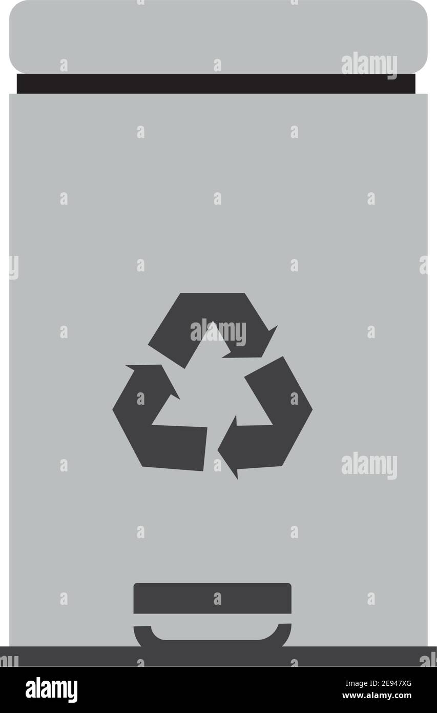 trash can icon vector illustration Stock Vector
