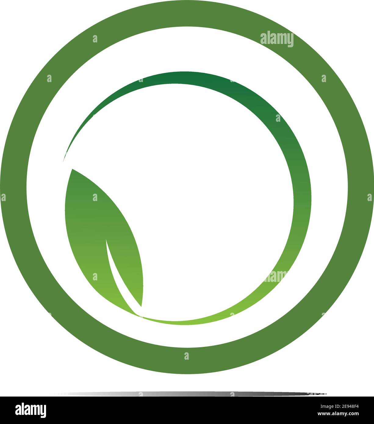 Abstract nature logo icon vector design of leaves Stock Vector Image ...