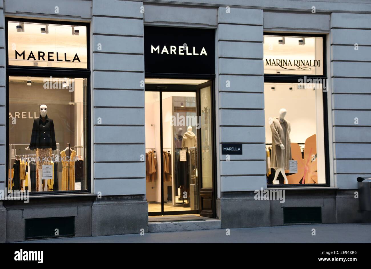 Marella store in Ljubljana Stock Photo - Alamy