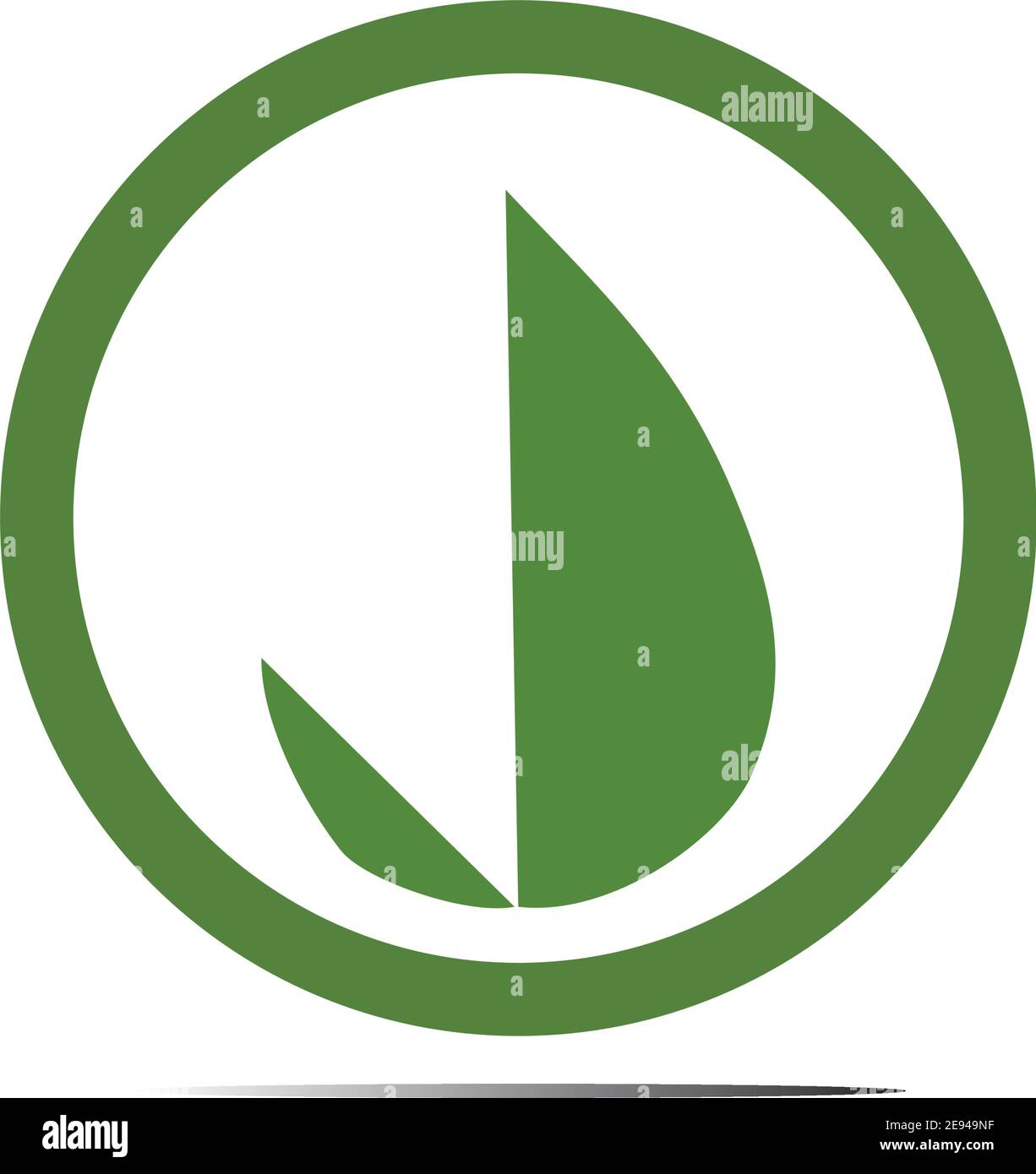 Abstract nature logo icon vector design of leaves Stock Vector Image ...