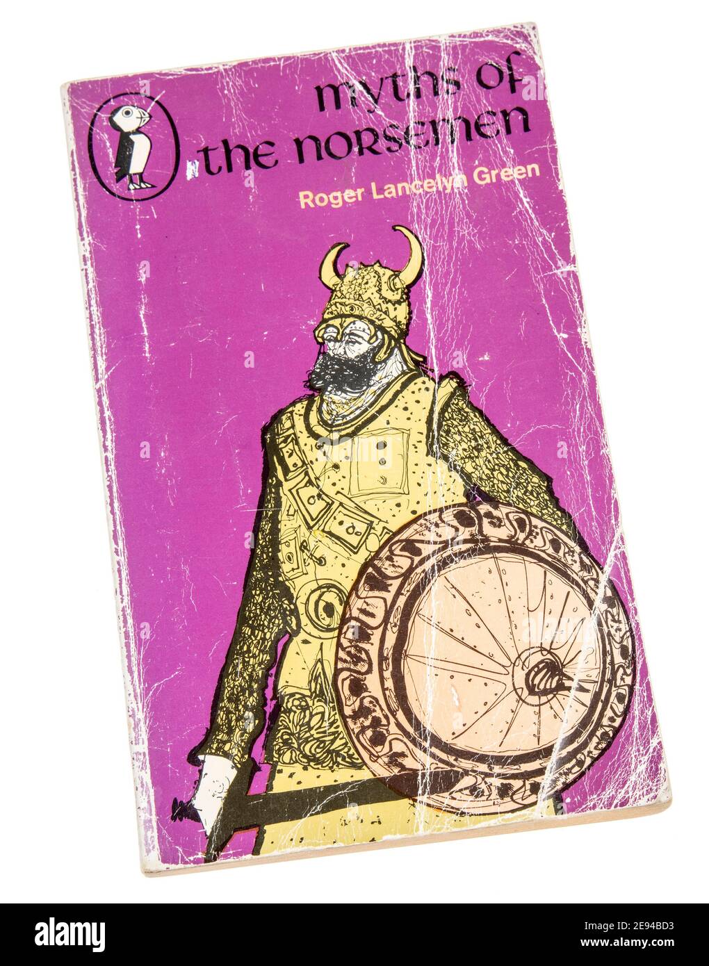 Myths of the Norsemen paperback book by Roger Green published by Puffin fin 1970 irst published as The Saga of Asgard in 1960 Stock Photo