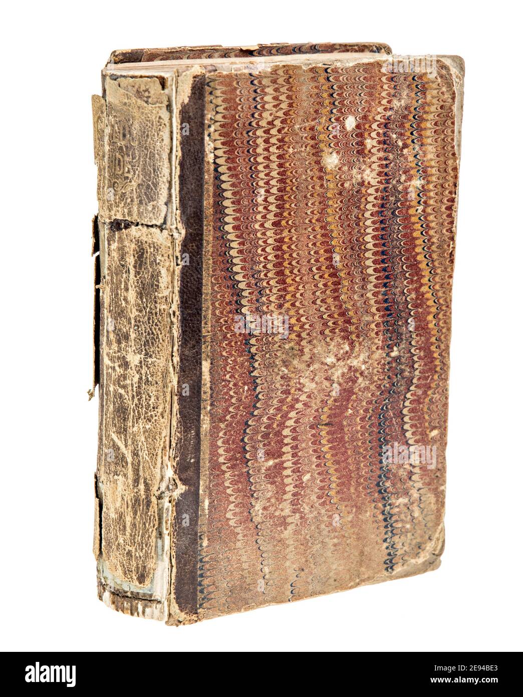 Example of an old book The Child's Guide to Knowledge by A Lady the 51st edition published in London in 1828 Stock Photo